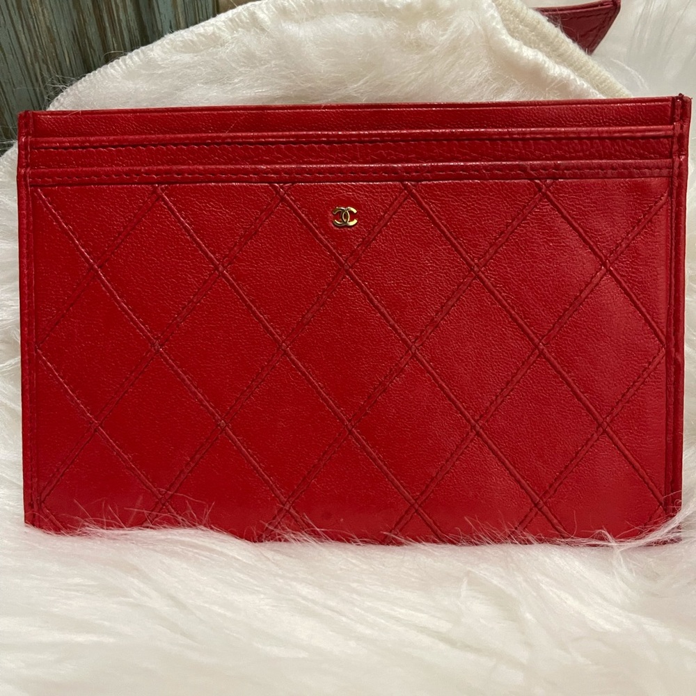 Chanel Vintage CC logo Card Holder